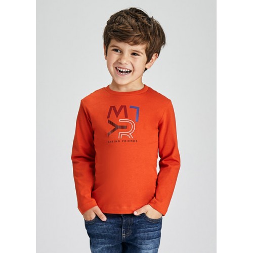 chlapčenská tričko MAYORAL oranžové